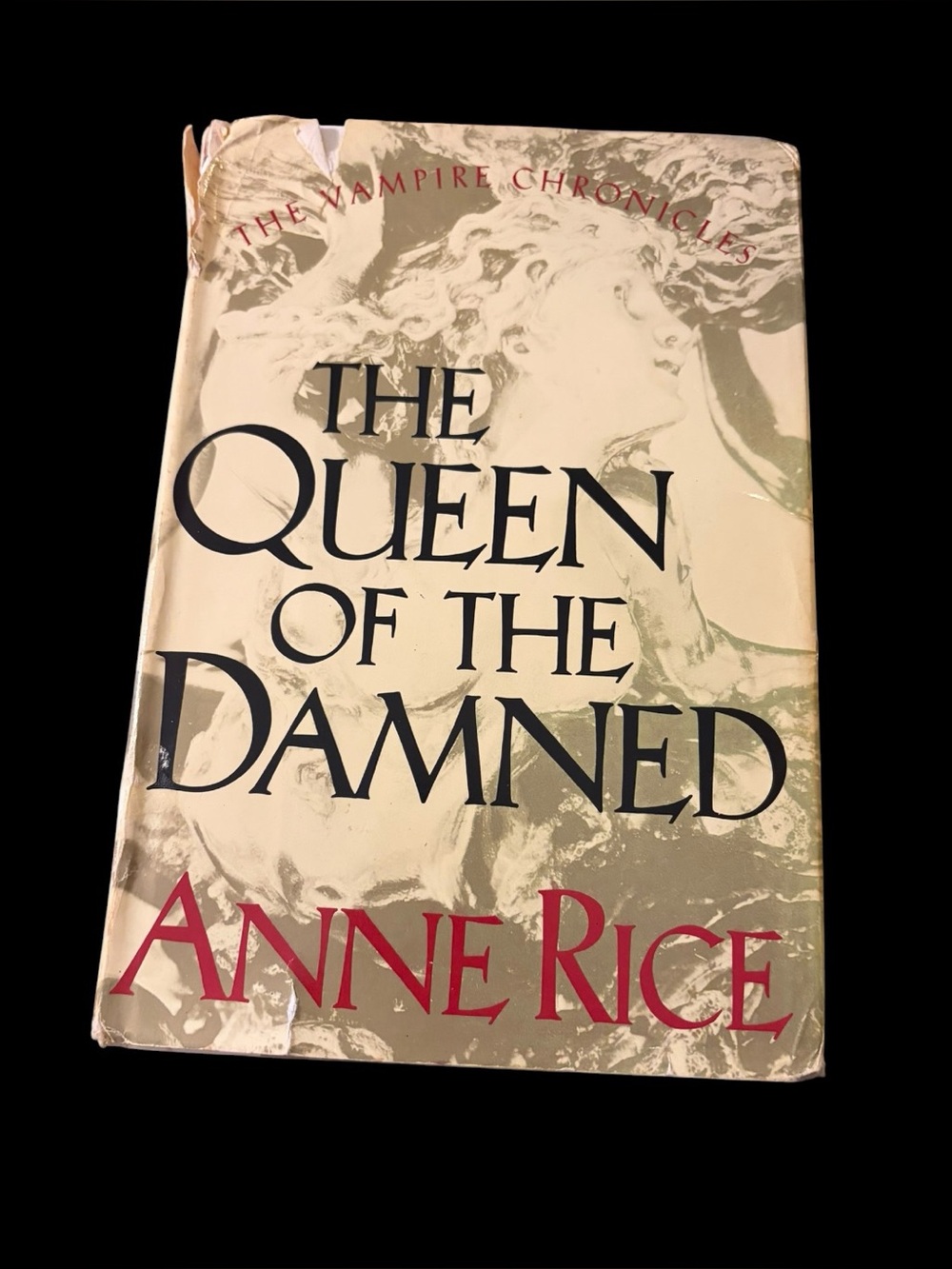 The Queen of the Damned Anne Rice 1988 Hardcover 1st Edition Knopf G/VG W/ DJ